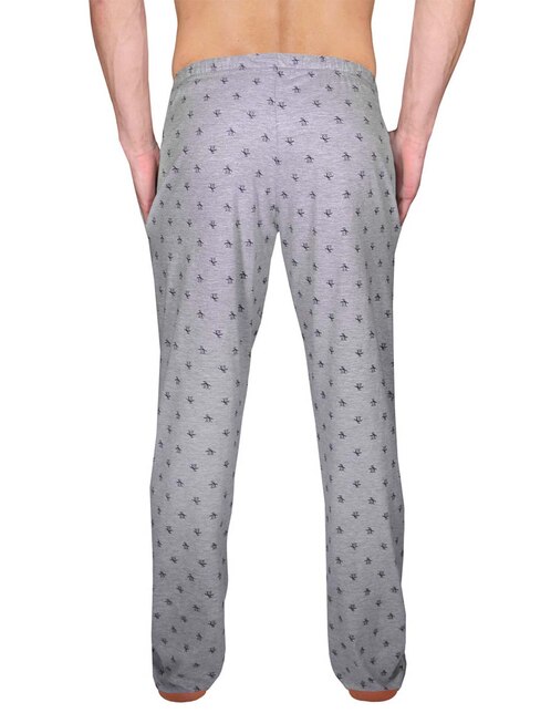 Pantalón pijama Original Penguin gris con diseño gráfico en Liverpool