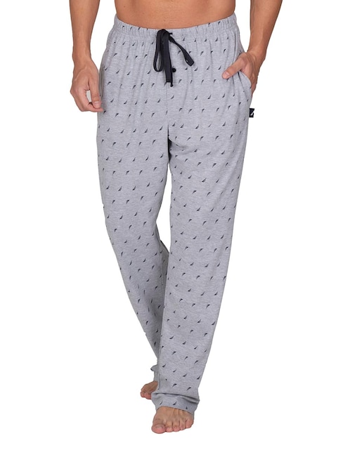 Pantalón pijama Nautica estampado logo para hombre