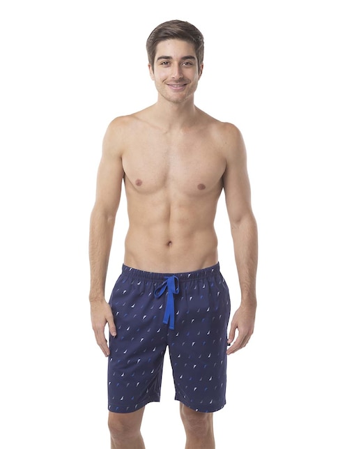 PIJAMA BERMUDA NAUTIC, CH, AZUL MARINO