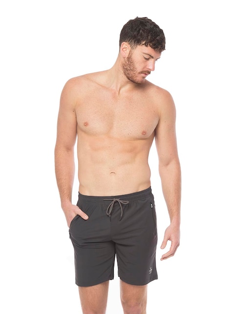 Pijama short estampado logo para hombre 1