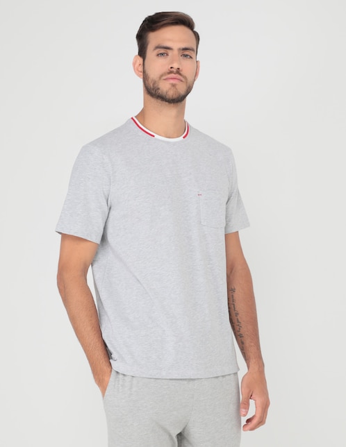 Playera pijama para hombre de algodón 1