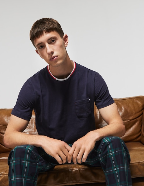 Playera pijama para hombre de algodón 1