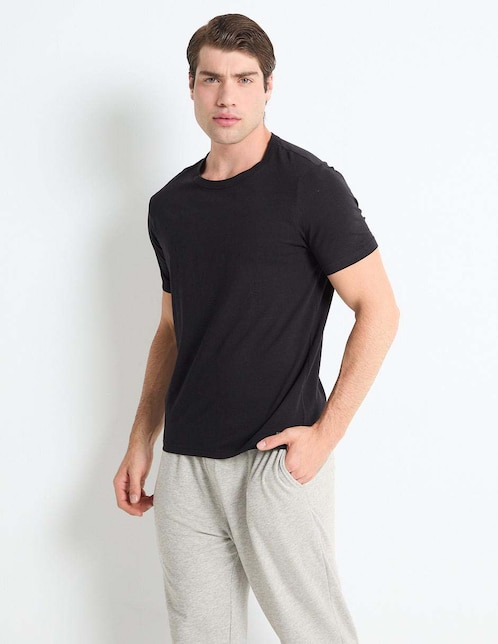 Playera pijama para hombre de algodón