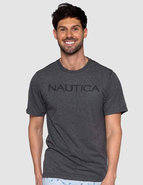 Playera pijama para hombre Nautica de algodón