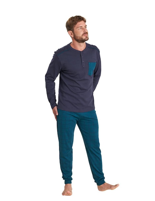 Conjunto pijama Muydemi Matching Robe para hombre