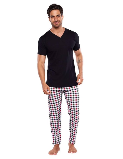 Cconjunto pijama manga corta para hombre 1