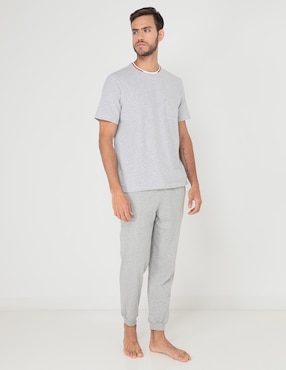 Playera pijama para hombre Lacoste de algodón