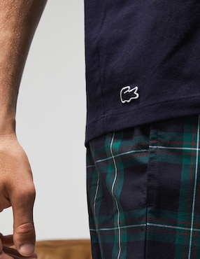 Playera pijama para hombre Lacoste de algodón