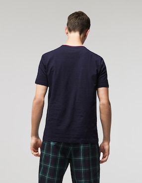 Playera pijama para hombre Lacoste de algodón
