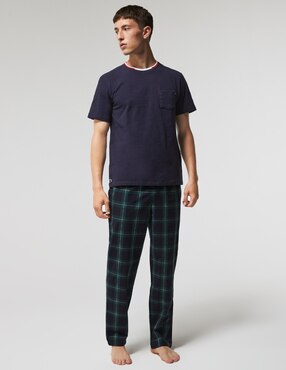 Playera pijama para hombre Lacoste de algodón