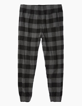 Pantalón pijama American Eagle estampado escocés de algodón para hombre