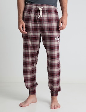 Pantalón Pijama American Eagle Estampado A Cuadros De Algodón Para Hombre