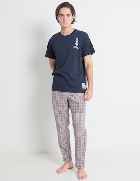 Conjunto Pijama Bugs Bunny Looney Tunes Para Hombre