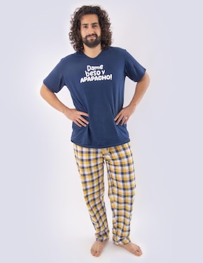 Conjunto Pijama Twins Primavera Verano Para Hombre