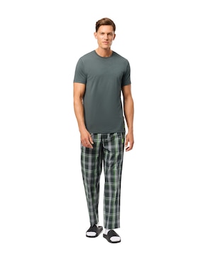 Set playera pijama para hombre Psycho Bunny de algodón