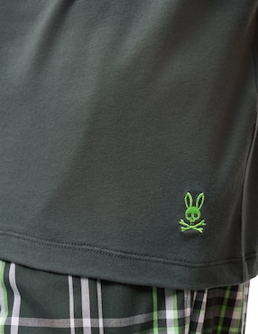 Set playera pijama para hombre Psycho Bunny de algodón