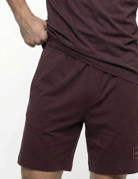 Pijama short Hugo de algodón para hombre
