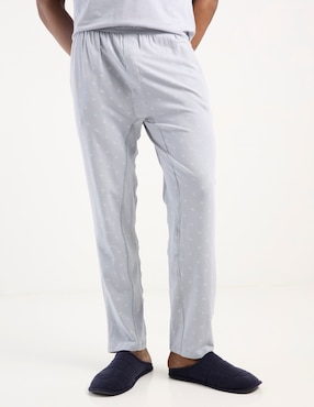 Pantalón pijama Calvin Klein estampado logo de algodón para hombre