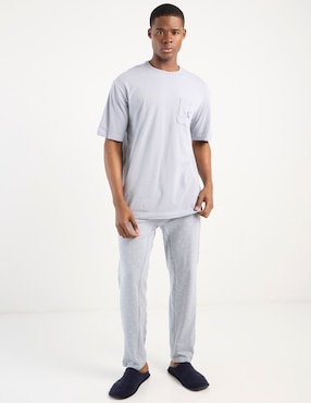 Pantalón pijama Calvin Klein estampado logo de algodón para hombre