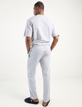 Pantalón pijama Calvin Klein estampado logo de algodón para hombre