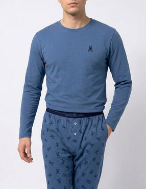 Conjunto pijama psycho bunny algodón lo