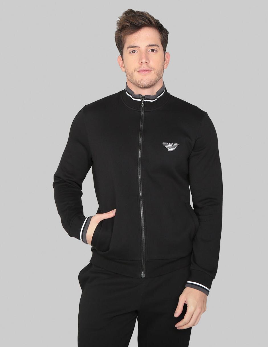 Sudadera pijama Armani negro con logotipo en Liverpool