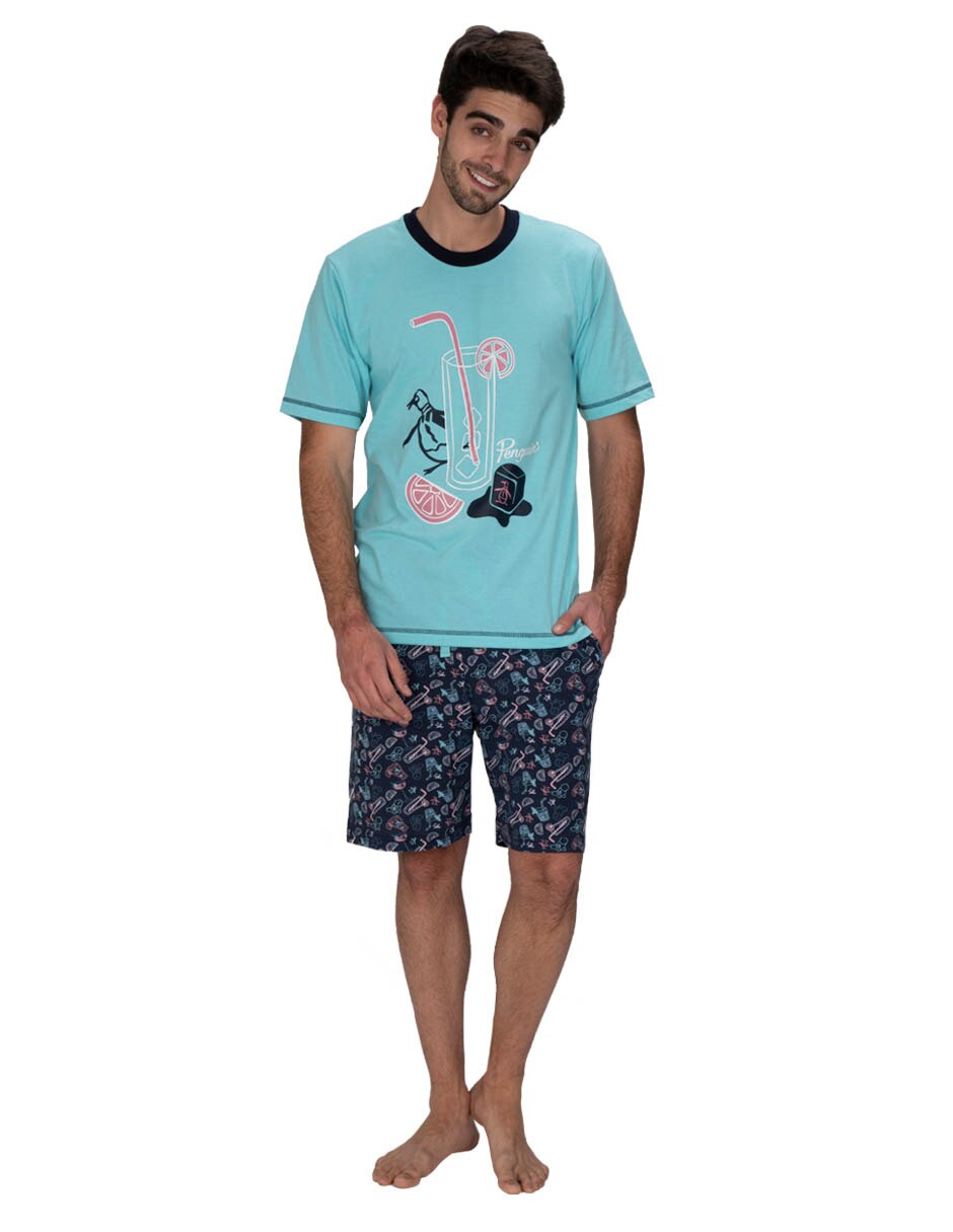 Conjunto pijama Original Penguin con diseño gráfico en Liverpool