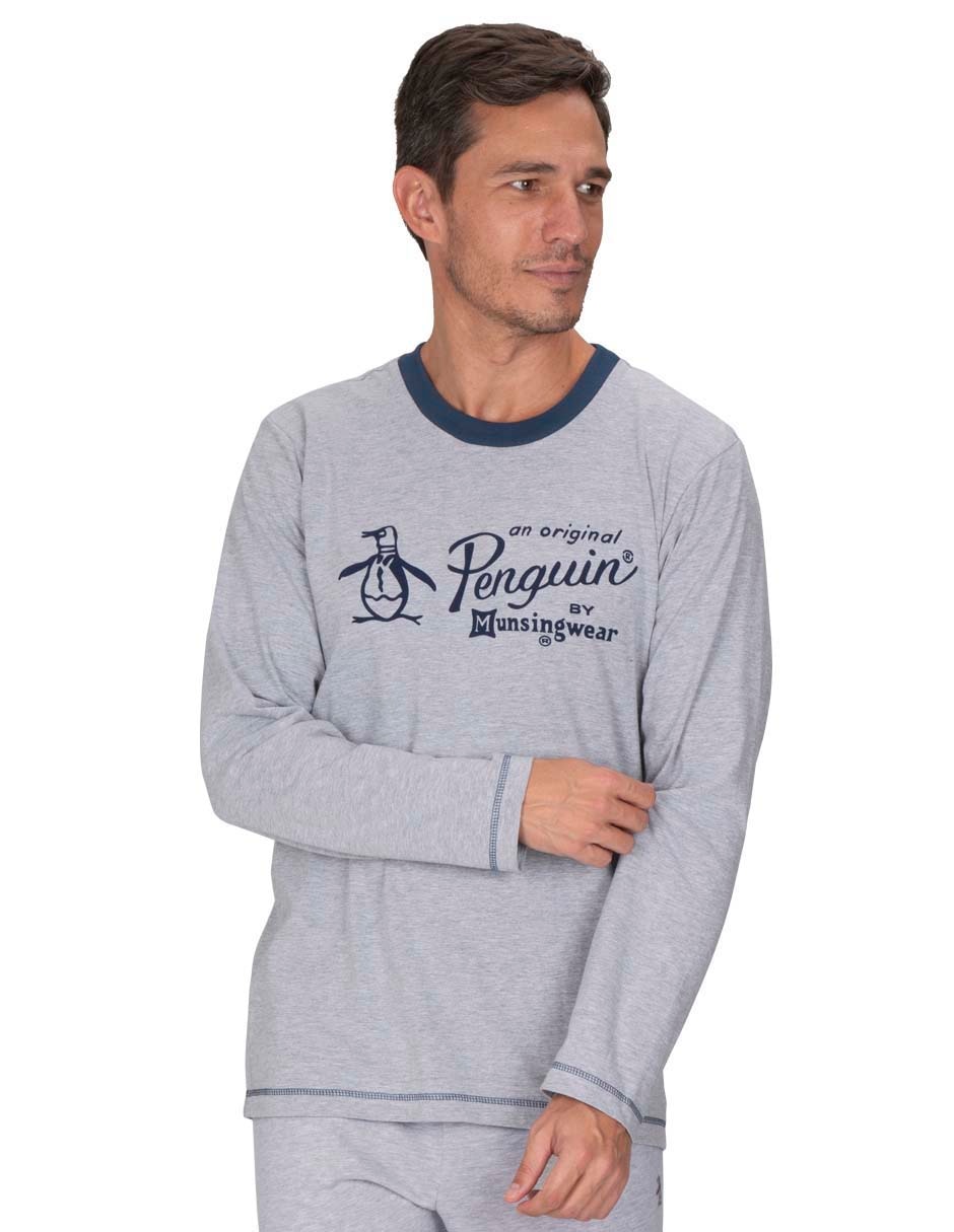 Playera pijama para hombre de algodón