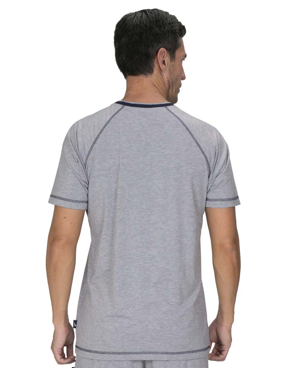 Playera pijama para hombre de poliéster 2