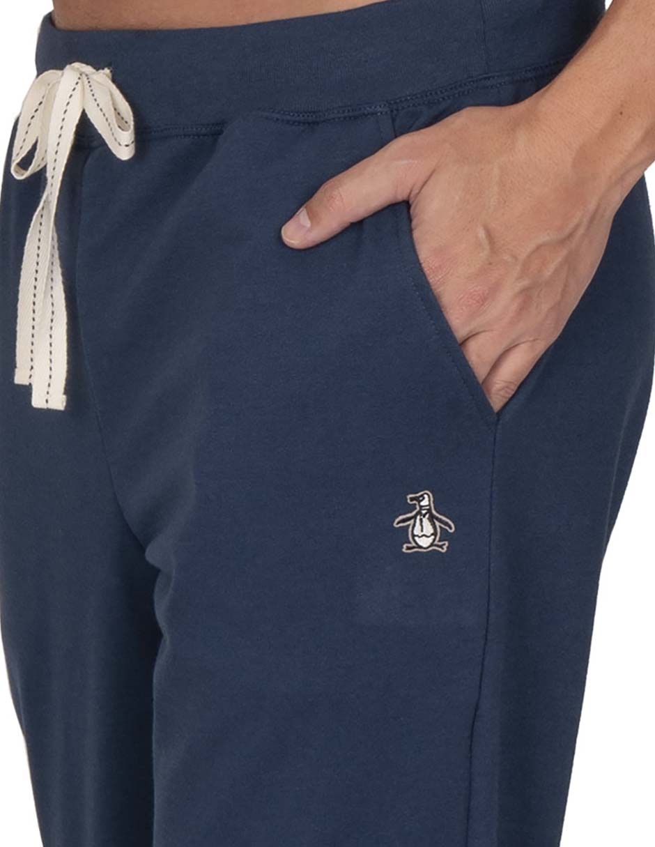PANTALÓN PIJAMA ORIGIN, M, AZUL MARINO