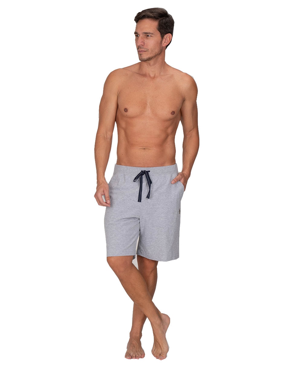 Pijama bermuda de algodón para hombre 7