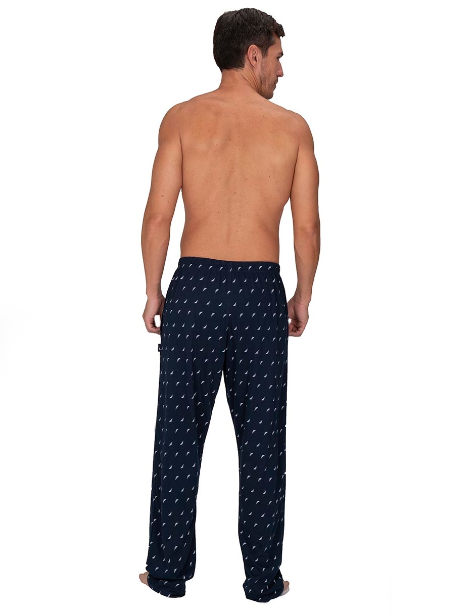 Pantalón pijama estampado logo para hombre 4