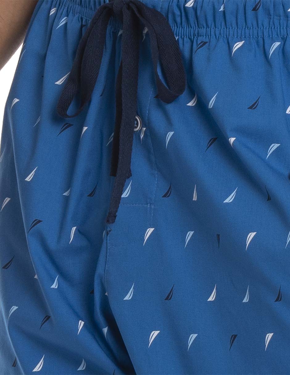 Pantalón pijama estampado logo de algodón para hombre 4