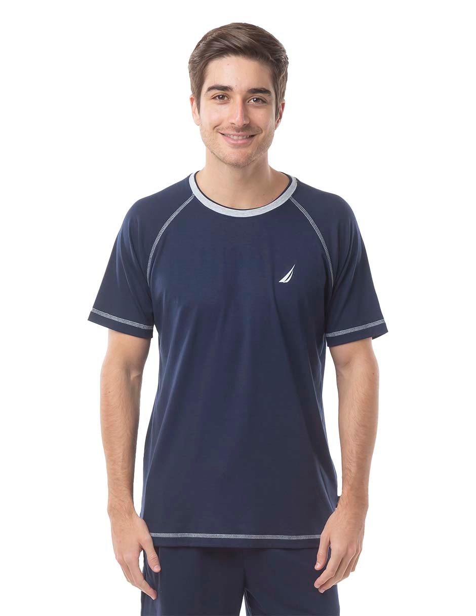 Playera pijama para hombre de poliéster
