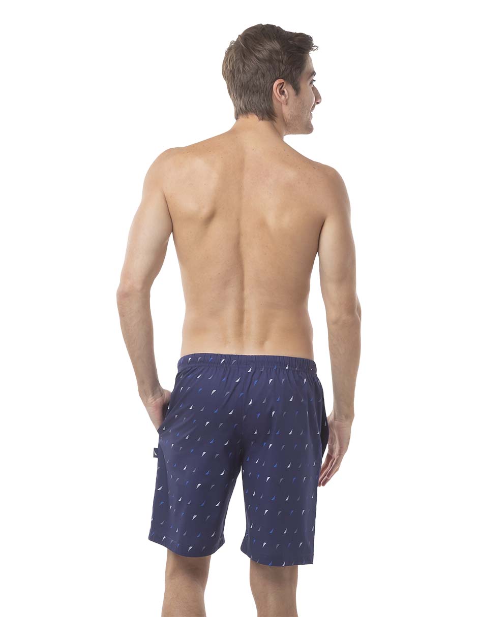 PIJAMA BERMUDA NAUTIC, CH, AZUL MARINO