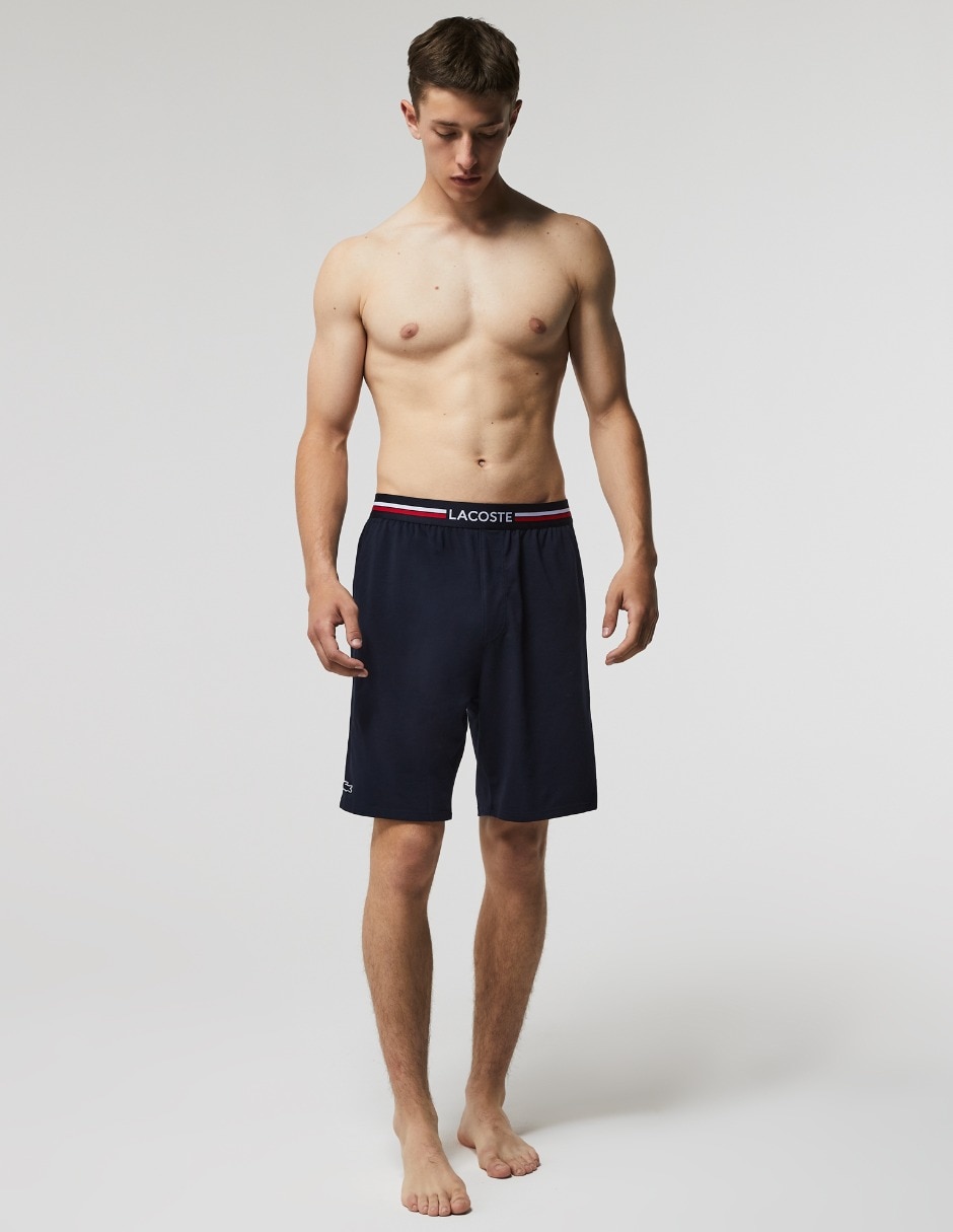 Pijama bermuda de algodón para hombre