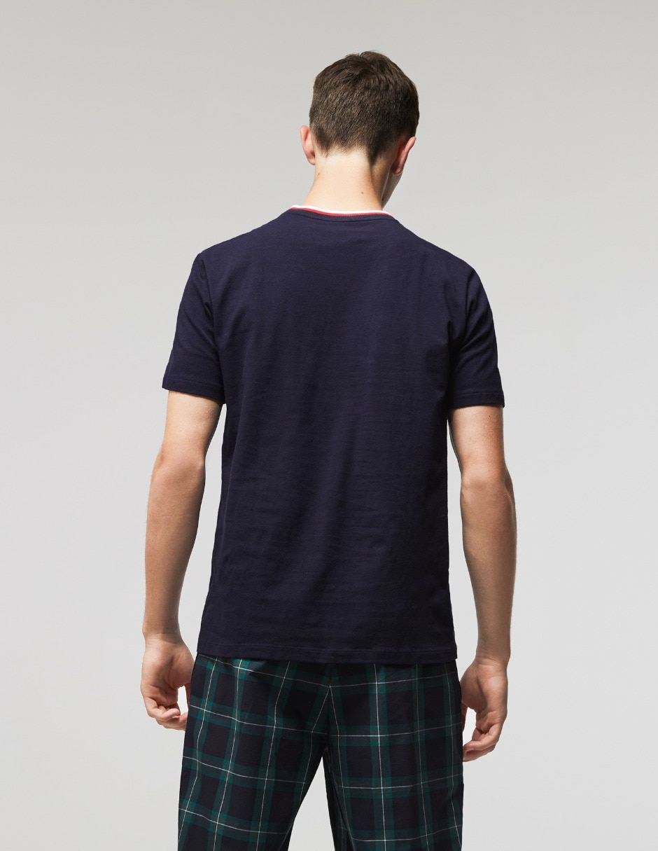 Playera pijama para hombre de algodón 4