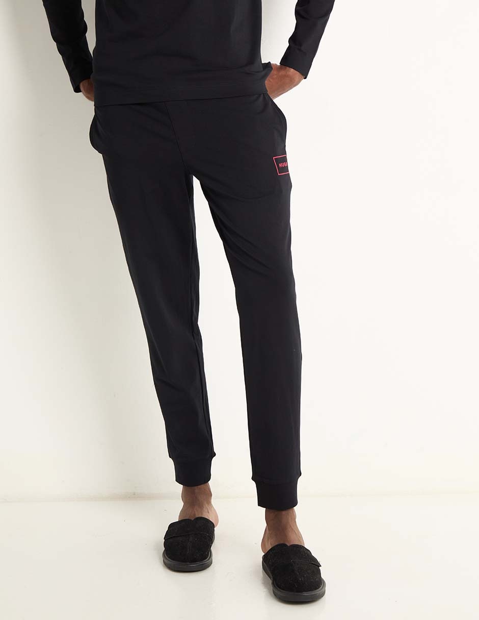 Pantalón pijama estampado logo de algodón para hombre