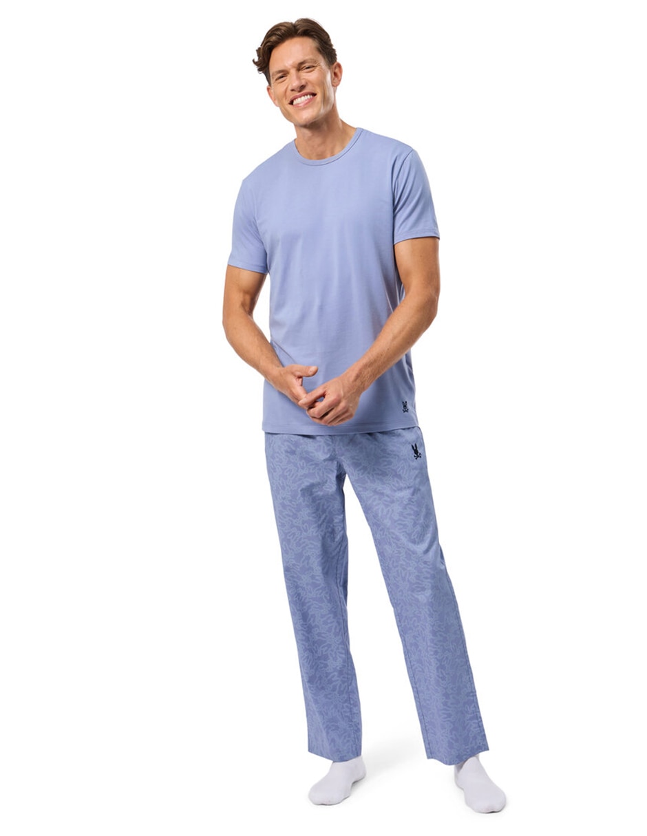 Set playera pijama para hombre de algodón 2