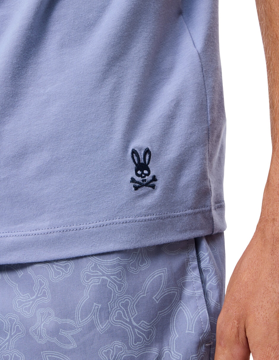 Set playera pijama para hombre de algodón 4