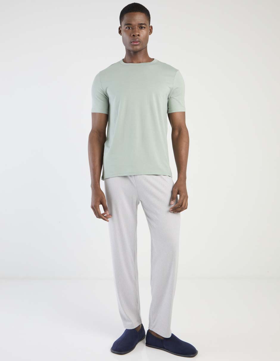 Playera pijama para hombre de algodón 3