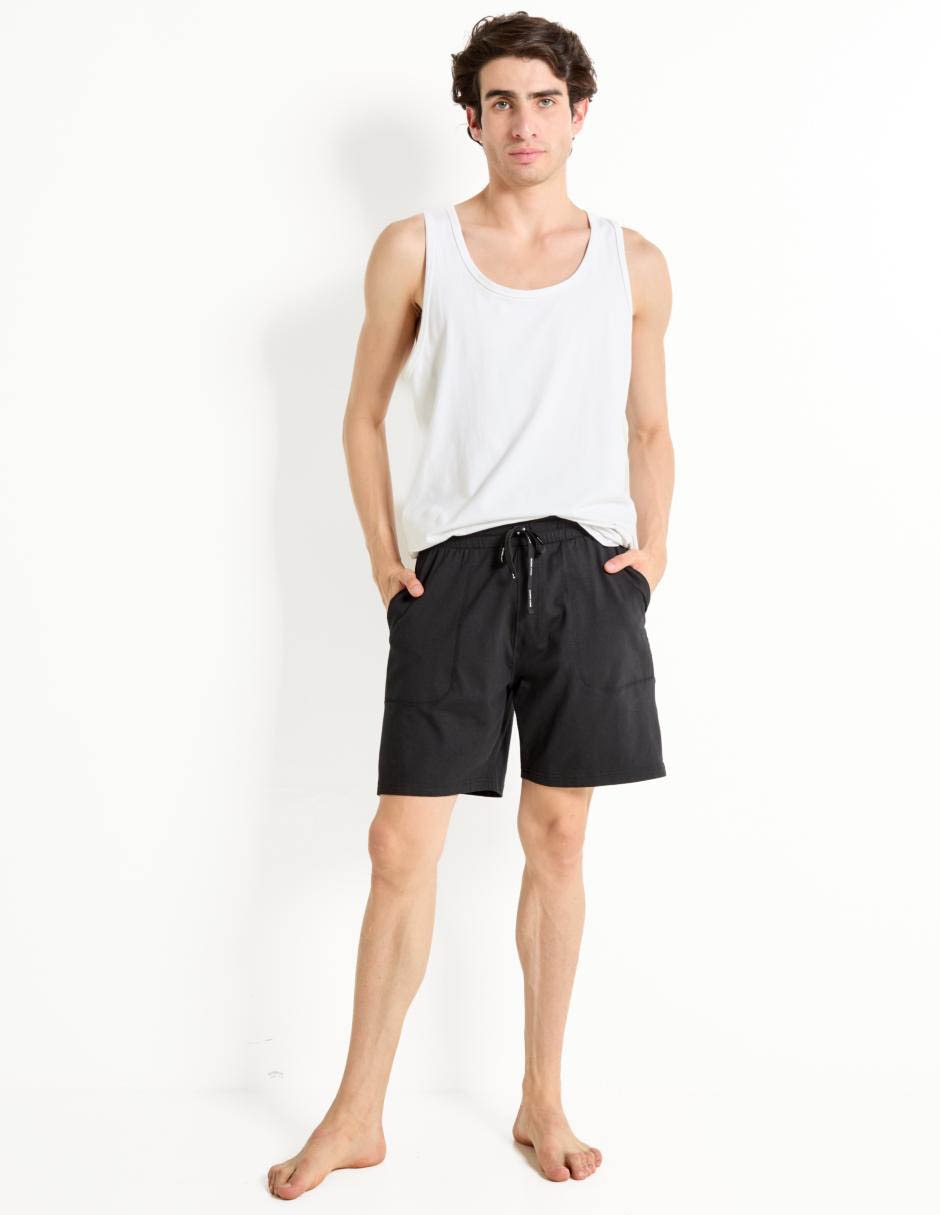 Pijama bermuda de algodón para hombre 3