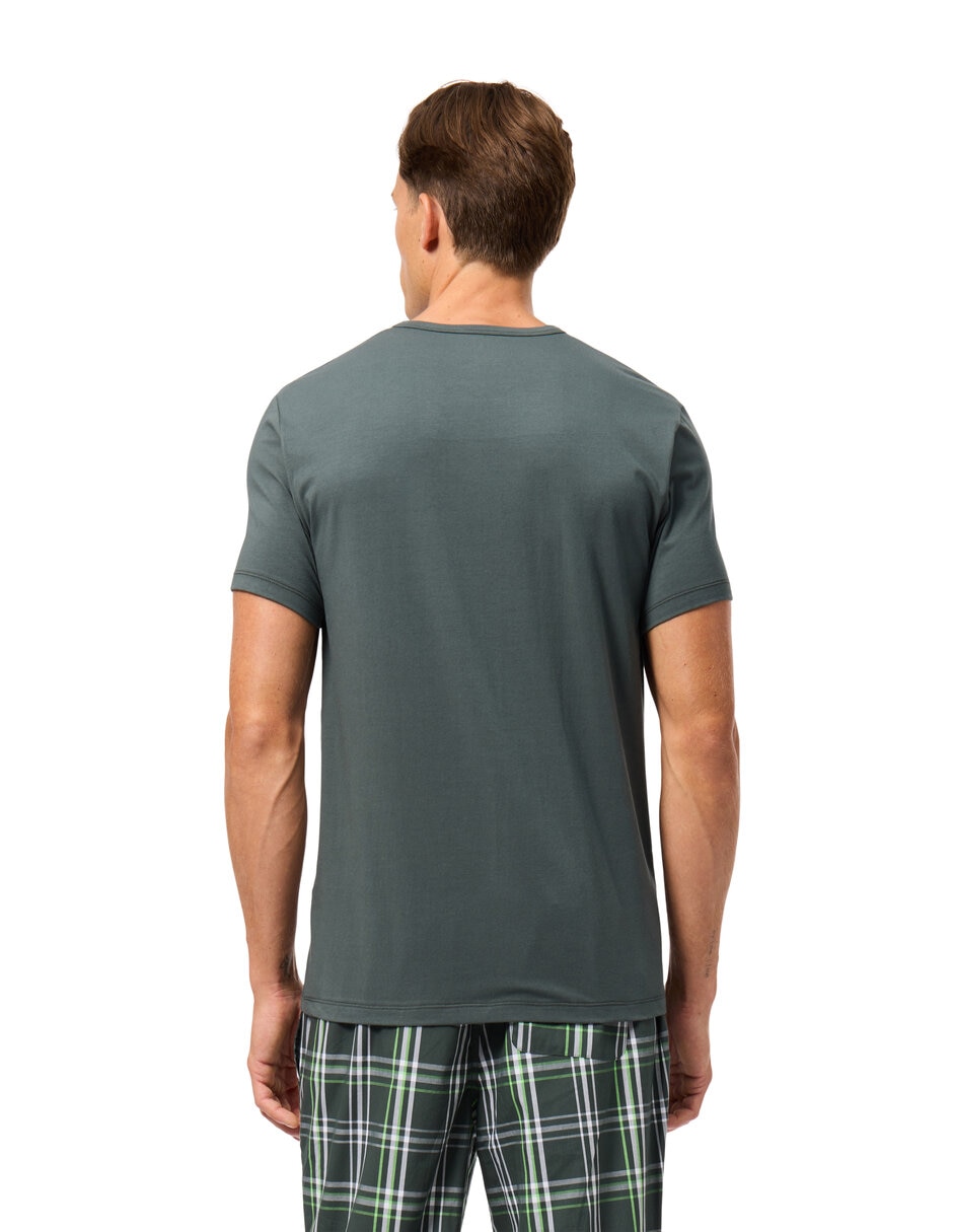 Set playera pijama para hombre de algodón 7