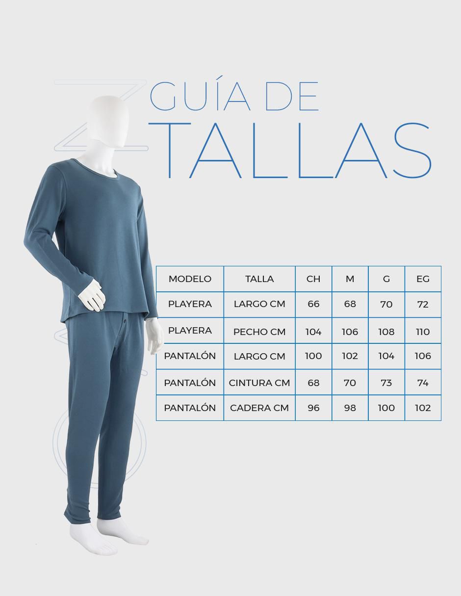 Conjunto pijama termico para hombre 10