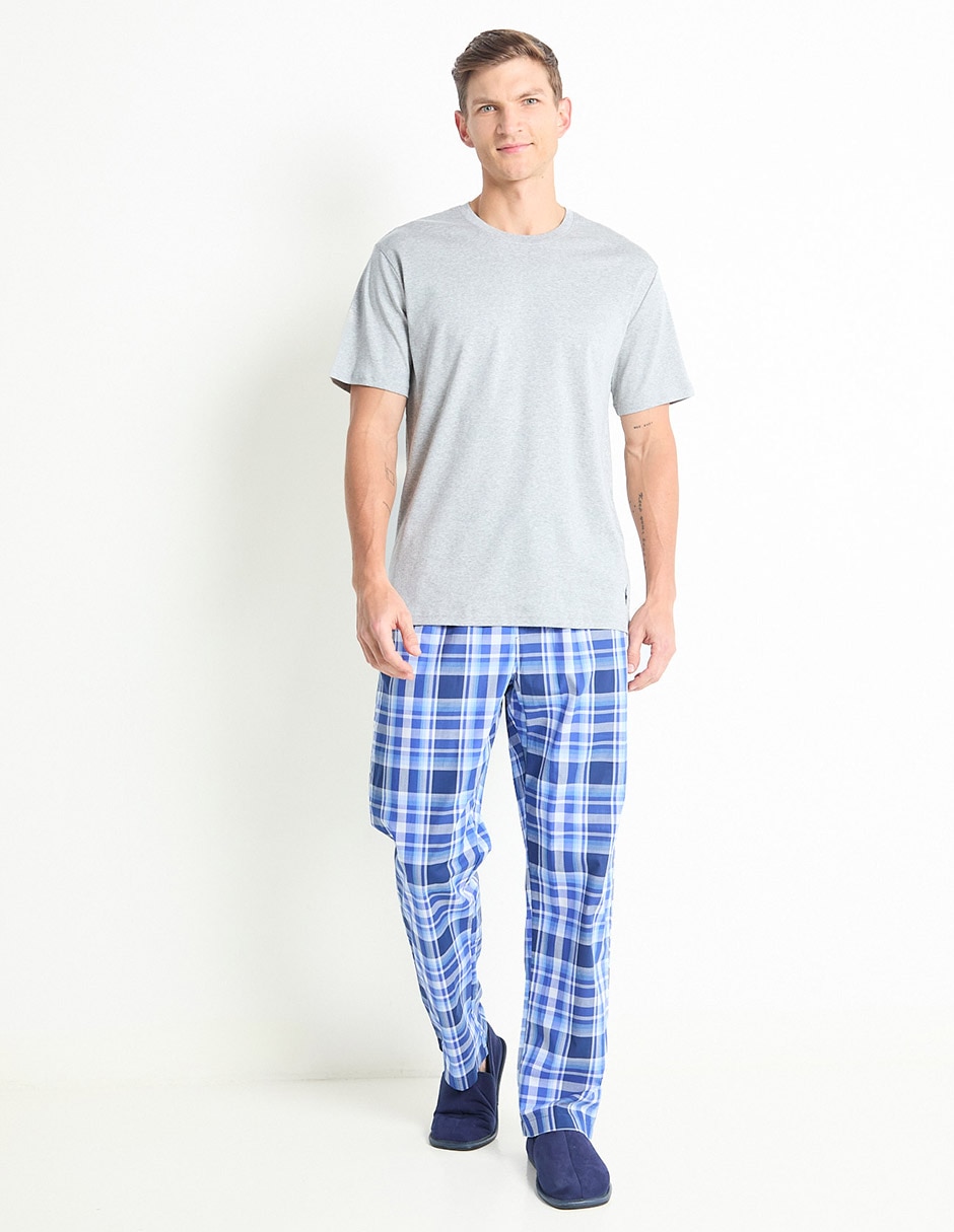 Playera pijama para hombre de algodón 3