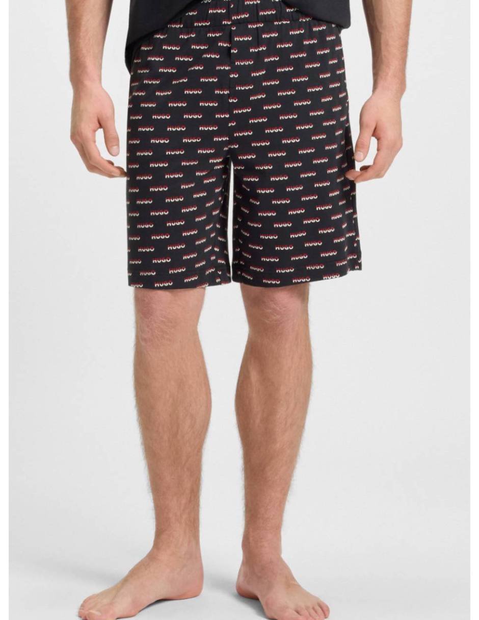 Pijama short de algodón para hombre