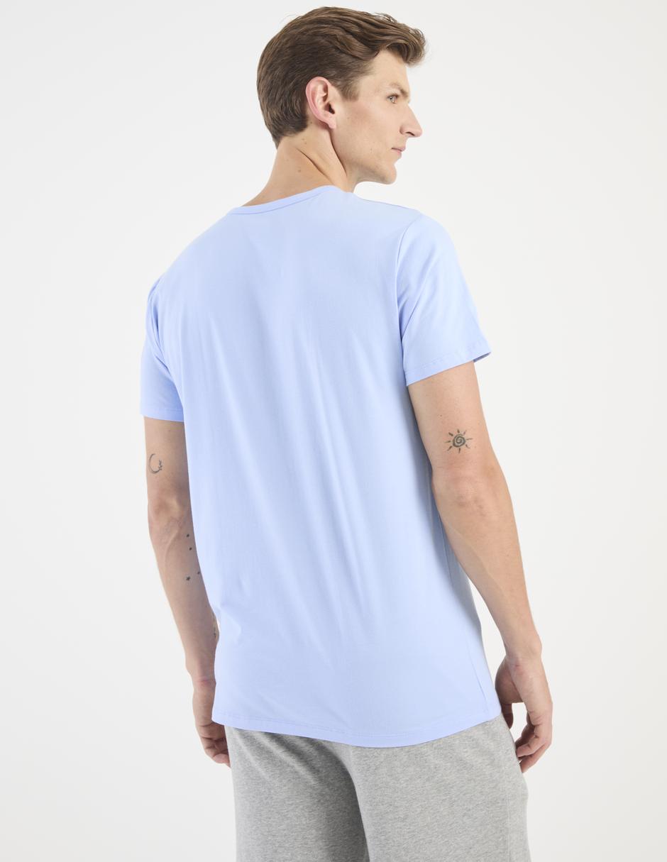 Playera pijama para hombre de algodón 2