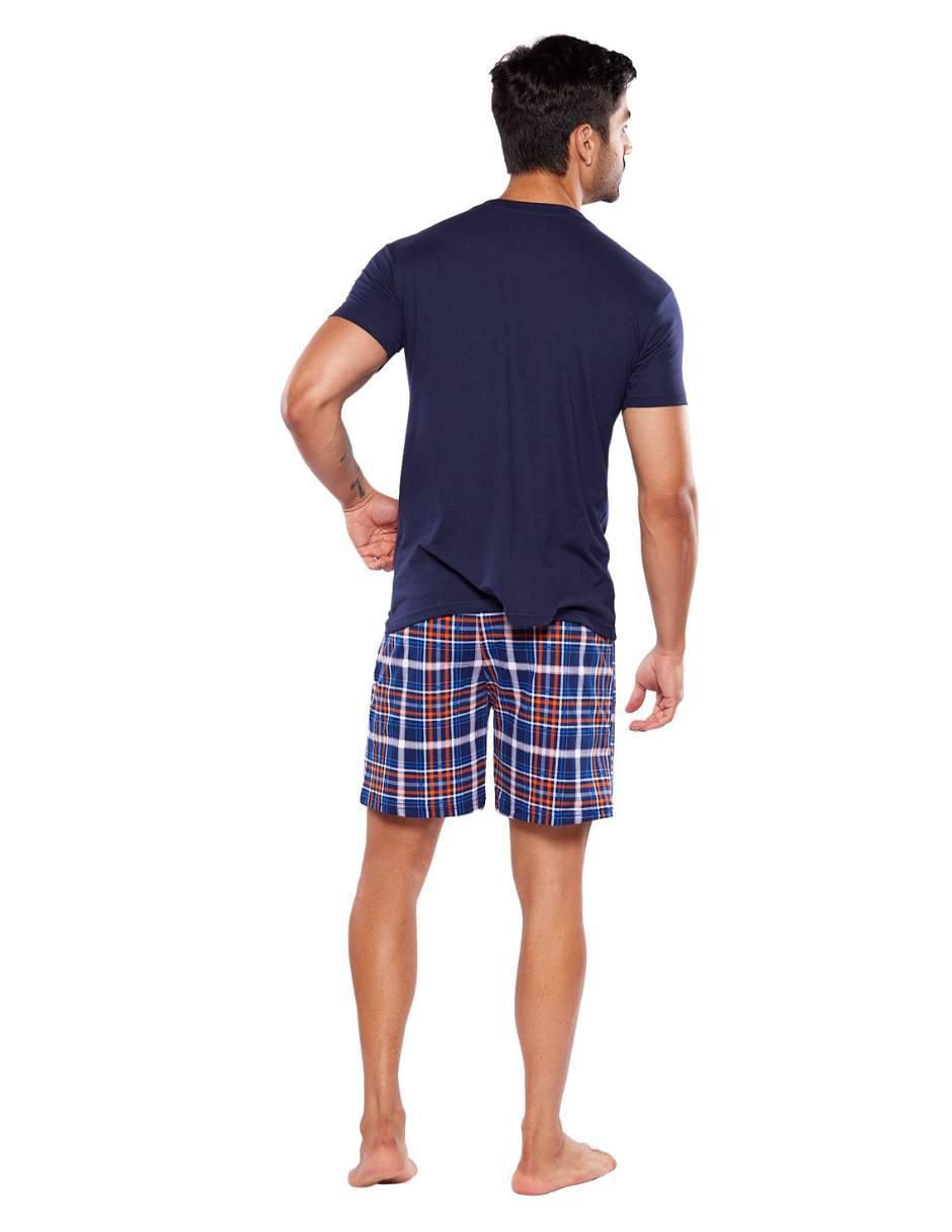 "conjunto pijama" alfani bermuda con bolsa y playera manga corta "para hombre"