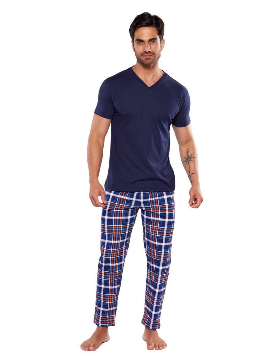 "conjunto pijama" alfani pantalón con bolsas y playera manga corta "para hombre"