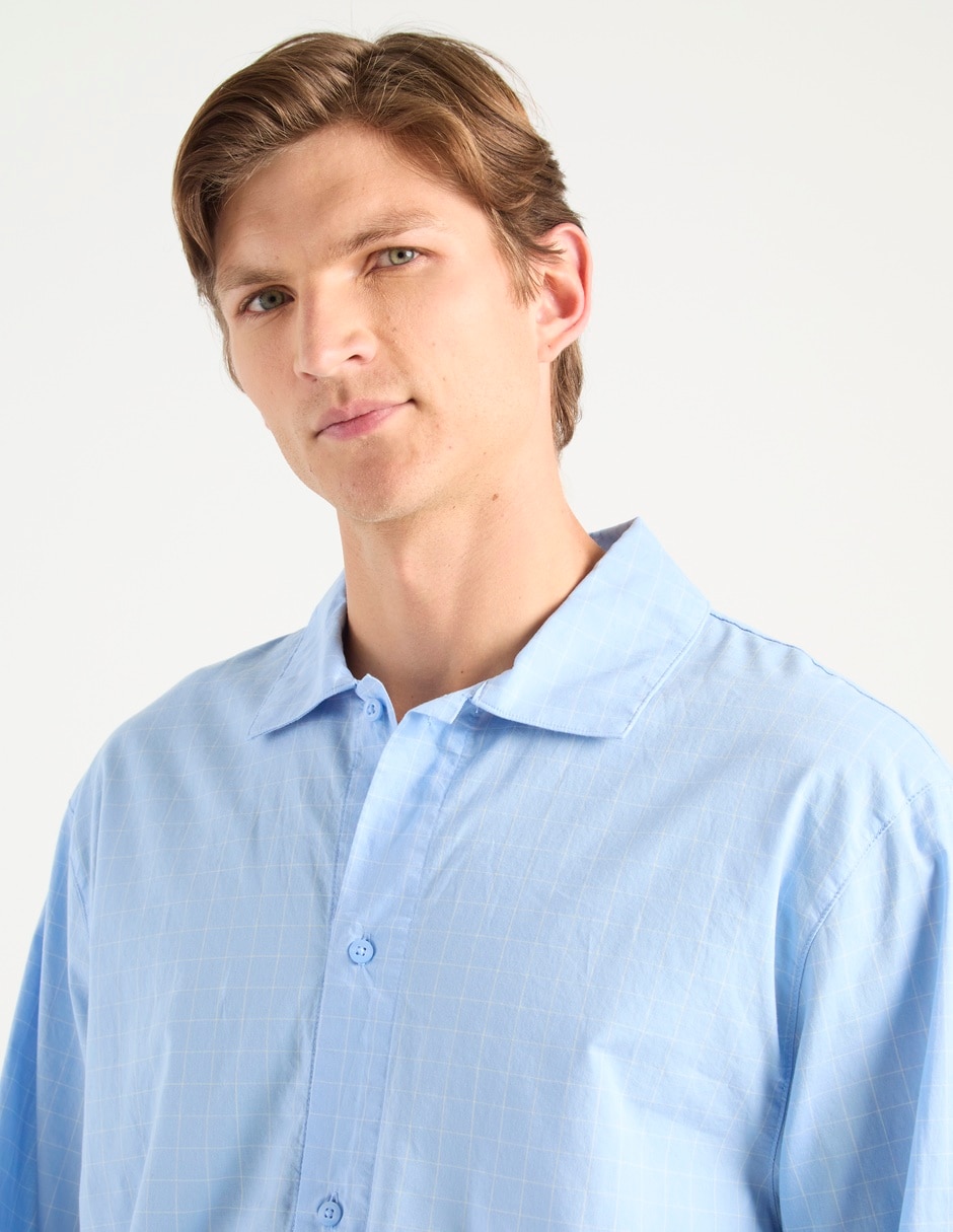 Playera pijama para hombre de algodón 4